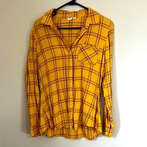 Gap Yellow Flannel SZ L